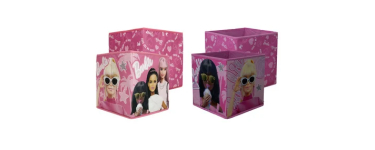 LIDL: BARBIE Lot de 2 boîtes de rangement 30x30x30 cm à 4,79€ (au lieu de 18,99€)