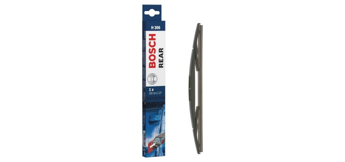 Amazon: Balai d'essuie-glace arrière Bosch H306 à 4,11€ (au lieu de 8,69€)