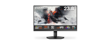 Amazon: Ecran PC 24" Koorui G2421V - 180Hz, Fast IPS, QHD 1440P, 1ms, HDR 400 à 89,99€ (au lieu de 155,68€)
