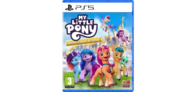 Amazon: My Little Pony Mystère à Hauts-de-Zéphyr (PS5) à 9,99€ (au lieu de 29,99€)
