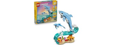 Amazon: LEGO® Creator 3-en-1 Animaux Marins  Les Beaux Dauphins (31385) à 35,14€ (au lieu de 38,99€)