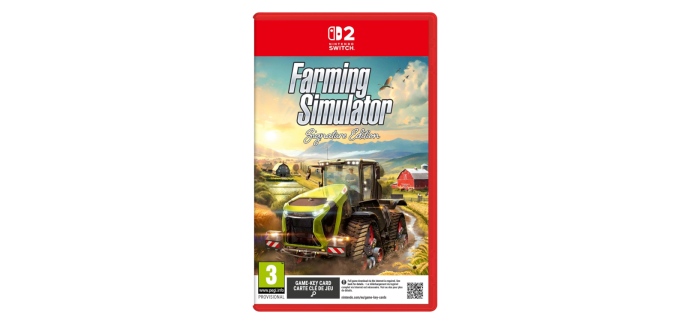 E.Leclerc: Farming Simulator Signature Edition (Switch 2) à 30,32€ (au lieu de 59,99€)