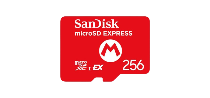 Carrefour: Carte Micro SD Express Sandisk 256 Go (Switch 2) à 36,75€ (au lieu de 67,99€)