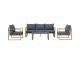 Cdiscount: Salon de jardin PUERTO - Aluminium effet bois, 5 personnes à 449,99€ (au lieu de 689,99€)