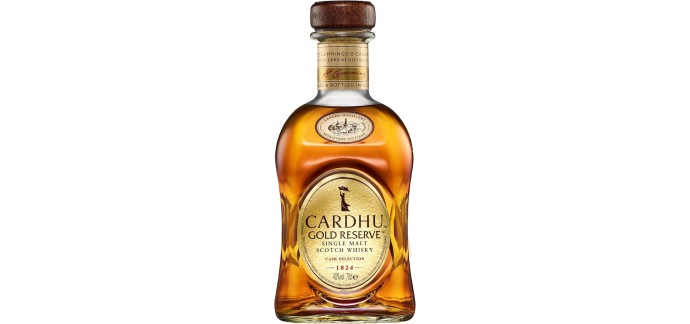 Amazon: Whisky Écossais Single Malt Cardhu Gold Reserve - 70 cl à 28,99€ (au lieu de 35,9€)