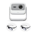 Amazon: Videoprojecteur JMGO N1S 4K Mini + 2 lunettes 3D actives à 748,50€ (au lieu de 859€)
