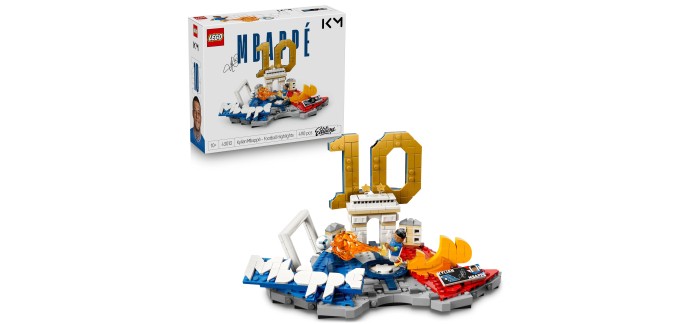 Amazon: LEGO® Editions 43013 Kylian Mbappé à 19,99€ (au lieu de 27,43€)