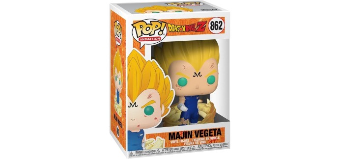 Amazon: Funko Pop Dragon Ball Z Majin Vegeta à 8,99€ (au lieu de 14,99€)