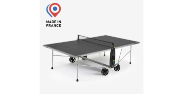Decathlon: Table de Ping Pong Cornilleau Extérieure Reflex - Grise à 458,99€ (au lieu de 544,99€)