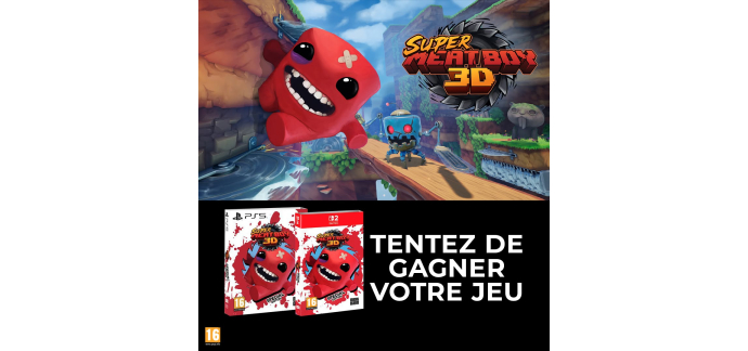Micromania: 1 édition spéciale de Super Meat Boy sur PS5 ou Nintendo Switch à gagner