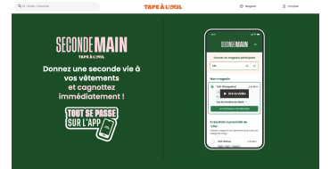 Tape à l'Oeil - TAO: Revendez vos v&ecirc;tements seconde main TAO et recevez votre paiement sur cagnotte fid&eacute;lit&eacute;