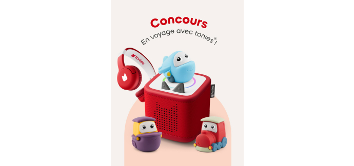 Tonies: 1 Toniebox 2 + 1 coffret Mes Premiers Tonies En Voyage ou 1 Tonie au choix + 1 casque audio B