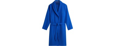 Amazon: Peignoir Tommy Hilfiger Waffle Bathrobe Bleu Taille L à 35,74€ (au lieu de 67,79€)