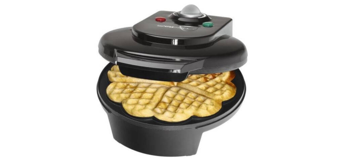 JoyBuy: Clatronic WA 3491 Gaufrier antiadhésif cœur 700W à 14,99€ (au lieu de 23,99€)
