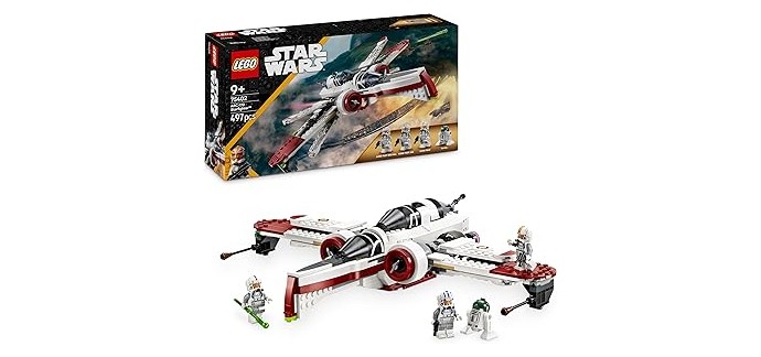 Amazon: LEGO® Star Wars™ Le Chasseur ARC-170 (75402) à 47,99€ (au lieu de 69,99€)