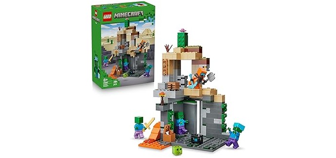 Amazon: LEGO® Minecraft Le Donjon de Zombies (21587) à 21,84€ (au lieu de 29,99€)