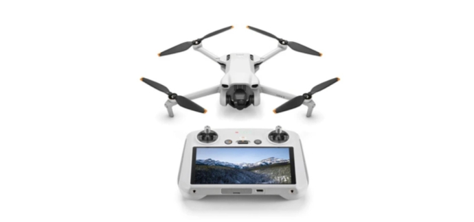 Darty: Drone DJI Mini 3 avec télécommande écran intégré - 4K, autonomie 38 min à 299,99€
