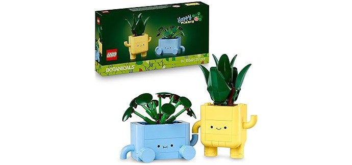 Amazon: LEGO® Botanicals Petites Plantes Souriantes (10349) à 13,90€ (au lieu de 19,99€)