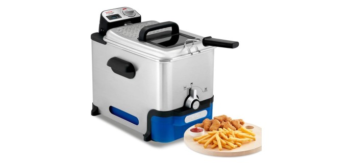 Amazon: Friteuse semi-professionnelle Tefal Oleo Clean - 3,5 L, 2300 W à 80,45€ (au lieu de 88,31€)