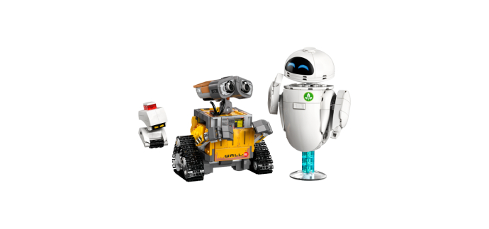 Amazon: LEGO 43279 WALL-E et EVE à 52,49€ (au lieu de 69,99€)