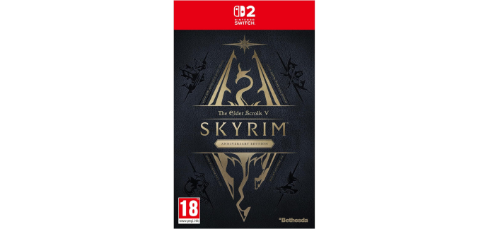 Amazon: Skyrim Anniversary Edition (Switch 2 Dématérialisé) à 43,73€ (au lieu de 59,99€)