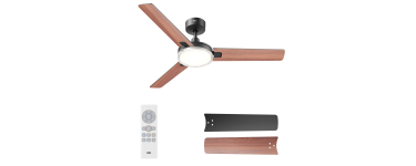 Amazon: Ventilateur de plafond Dreo 132cm - Moteur DC, LED dimmable 6 niveaux, 6 vitesses à 99,99€