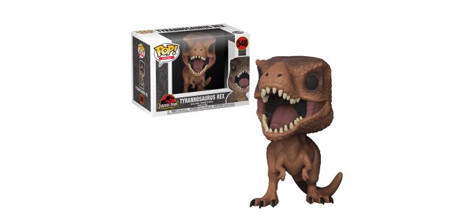 Amazon: Figurine Funko Pop Movies Jurassic Park Tyrannosaurus à 4€ (au lieu de 10,53€)