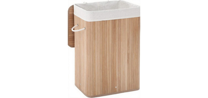 JoyBuy: Panier à linge Ochama avec couvercle 72 L à 23,99€ (au lieu de 47,99€)