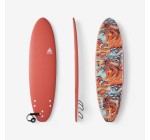 Decathlon: Planche de Surf Olaian en Mousse 7' - Orange à prix réduit