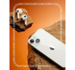 Veepee: 1 iPhone 14 128 Go blanc reconditionné + 1 paire d'AirPods 3 reconditionnés à gagner
