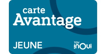 SNCF Connect: Carte Avantage Jeune SNCF à 39€ au lieu de 49€ (-20%)