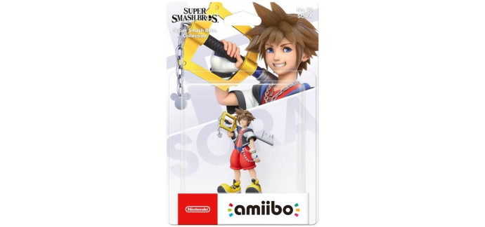 Cdiscount: Amiibo Sora Smash Bros Ultimate (Switch) à 9,99€ (au lieu de 16,99€)