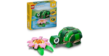 Amazon: LEGO® Creator La Tortue et la Fleur de Nénuphar (31377) à 7,99€ (au lieu de 9,99€)
