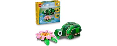 Amazon: LEGO® Creator La Tortue et la Fleur de Nénuphar (31377) à 7,99€ (au lieu de 9,99€)
