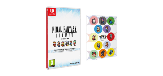 Amazon: Final Fantasy I-VI Collection Édition Anniversaire (Switch) à 44,99€ (au lieu de 74,99€)