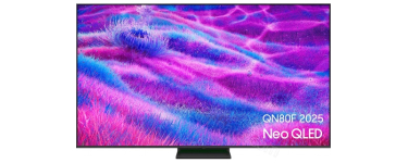 Amazon: TV 75" Samsung QN80F - AI Mini LED, Neo QLED, 4K, 144 Hz à 929€ (au lieu de 1079€)