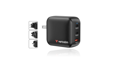 Amazon: Chargeur Verbatim Mini GaN 100W - 3 ports (2x USB-C, 1x USB-A) à 19,92€ (au lieu de 57,91€)