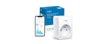 Amazon: Prise Connectée Tapo P110 - Wi-Fi, 16A, Suivi de Consommation, Alexa & Google Home à 9,99€