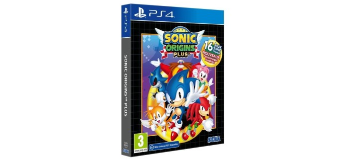 Cdiscount: Sonic Origins Plus Day One Edition (PS4) à 19,99€ (au lieu de 29,99€)