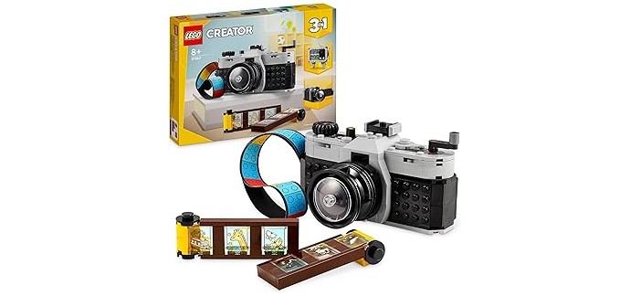 Amazon: LEGO® Creator 3-en-1 L’Appareil Photo Rétro (31147) - TV à 13€ (au lieu de 19,99€)