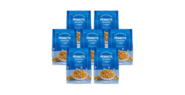 Amazon: 7 Paquets de cacahuètes grillées et salées by Amazon - 200g à 5,65€