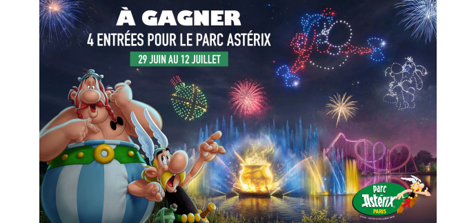 Notre Temps: 8 x 4 places pour le Parc Astérix à gagner