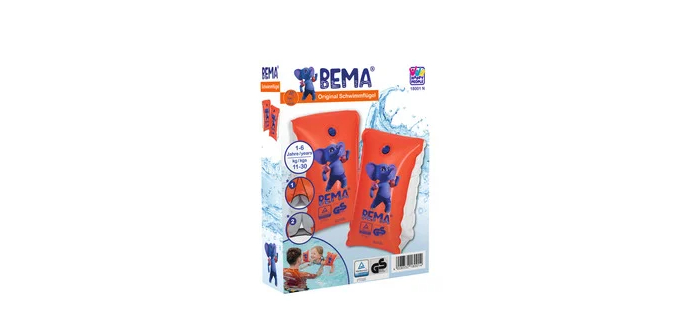 LIDL: BEMA Brassards ou ceinture de natation enfant (jusqu'à 30 kg) à 3,50€ (au lieu de 11,99€)