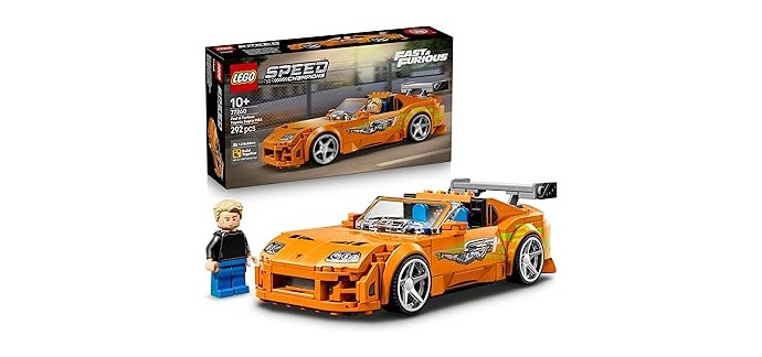 Amazon: LEGO® Speed Champions Toyota Supra MK4 (77260) à 22,99€ (au lieu de 27,99€)