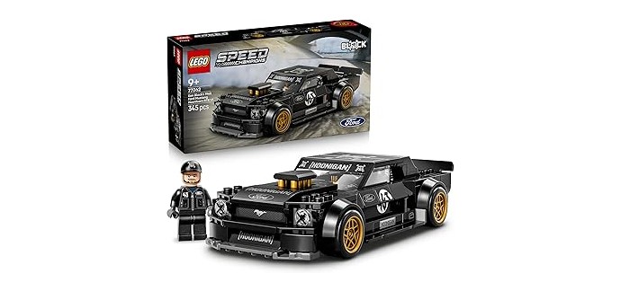 Amazon: LEGO® Speed Champions Ford Mustang Hoonicorn V1 (77262) à 22,99€ (au lieu de 27,99€)