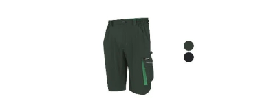 LIDL: PARKSIDE Short de travail homme - Coton, poches cargo, réfléchissant à 7,99€ (au lieu de 12,99€)
