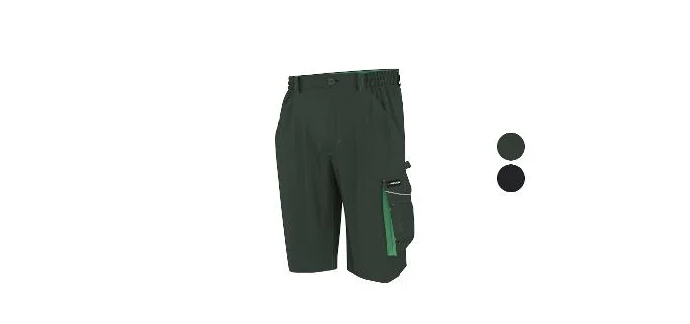 LIDL: PARKSIDE Short de travail homme - Coton, poches cargo, réfléchissant à 7,99€ (au lieu de 12,99€)
