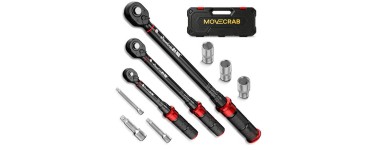 JoyBuy: Set de clés dynamométriques mécaniques MoveCrab 9 pièces 5-220 N.m - vélo à 71,99€