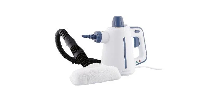 LIDL: SILVERCREST Nettoyeur vapeur à main - 1050 W, 3 min de chauffe à 14,99€ (au lieu de 19,99€)