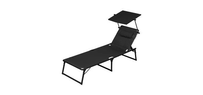 LIDL: LIVARNO Bain de soleil Houston - Aluminium, 5 positions, pare-soleil à 47,99€ (au lieu de 69,99€)